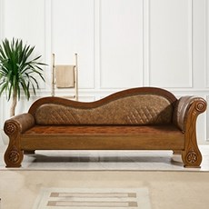 웰빙건강침대 [웰빙건강침대] 너울 소파 황토볼 흙소파 SF, 월넛