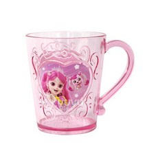 르번 슈팅스타 캐치 티니핑 하트 입체 투명컵, 하츄핑, 1개, 300ml