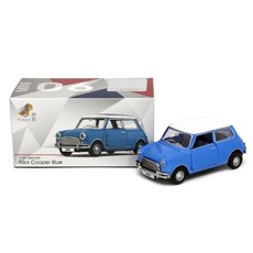 TINY 微影 城市 MINI 06 1/50 迷你 谷巴 Mini Cooper 藍色模型車, 1個