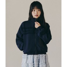 [셀리테일즈] FRILL TRACK ZIP-UP_NAVY