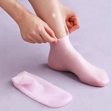 올 실리콘 보습양말 실리콘양말 각질케어 풋케어, 화이트