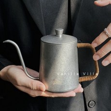 캠핑 커피 드립 주전자 휴대용 드립세트 핸드드립세트 포트, 야외 커피 컬러, 1개, 1L