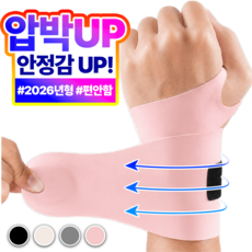 에어라벨 9세대 초슬림 심리스 손목보호대 얇은 슬림 스트랩, 라이트핑크, 2개 라이트핑크, 2개