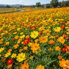 黃波斯菊種子 混合色 200g分裝包, 1包