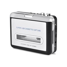 USB 카세트에서 MP3로 변환기 VBESTLFE 휴대용 카세트 플레이어 MP3 변환기 CD 음악/테이프 녹음기 노트북 및 PC와 호환 이어폰 포함 드라이버 필요 없음, USB 카세트에서 MP3로 변환기, VBESTLFE 휴