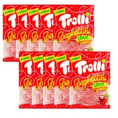 트롤리 스파게티니 사우어 딸기맛 10개