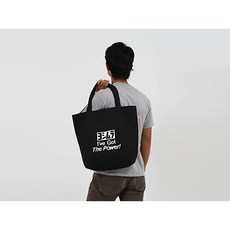 吉村 YOSHIMURA 黑色手提袋 可容納安全帽 經典標語設計