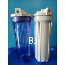 百淨淨水 10英吋YT濾殼 淨水器 過濾器, 1個, 一字白蓋＋白杯