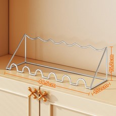 거치대 탁상 육각형 벌집 와인 디스플레이 와인진열대, 1개, 메탈릭 도금 와인랙 6병