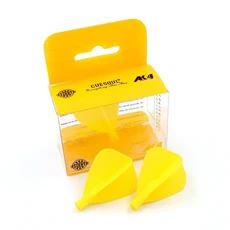CUESOUL TERO AK4 다트 플라이트 연 모양 3개, 08 YELLOW