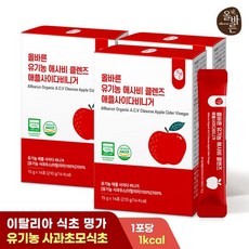 올바른 유기농 애사비 클렌즈 애플사이다비니거, 84개, 15g