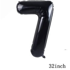 생일 파티 학예회 이벤트 할로윈 용품 심슨 풍선 재미있는 노란색 가족 홈 라텍스 호일 에어 축하 배너 케이크 토퍼 장식 어린이 장난감, 기타, 32inch Number_7