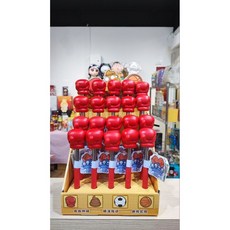 紅色拳擊手套造型伸縮指示棒 自由伸縮 精準指示 便於實用, 紅色, 1個