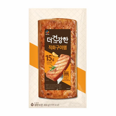 더건강한직화구이햄(숯불양념맛) 450G/씨제이, 1개, 450g