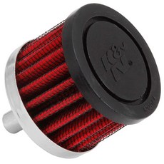 K&N 벤트 에어 필터/브리더: 고성능 프리미엄 세척 가능 교체 엔진 필터: 필터 높이: 3.8cm(1.5x2.54cm) 플랜지 길이: 0.875x2.54cm 모양: 브리더 6