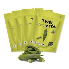 트웰 비타 내추럴 와사비 표고버섯 클린 라벨 비 변형식품 텐 프리 팔레오 스낵 버라이어티 팩 4팩 각 1.76단위온스, Wasabi