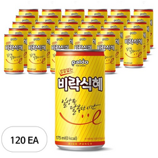 팔도 밥알없는 비락 식혜, 175ml, 4박스