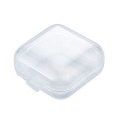 迷你飾品/零件/耳塞/藥盒收納盒 (A0042), 透明小盒子3.5*3.5cm, 1個