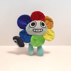 댄디스 월드 Dandys World 게임 봉제 인형 만화, 개별 OPP 포장, 자기 CD 선바라기 32cm  115g