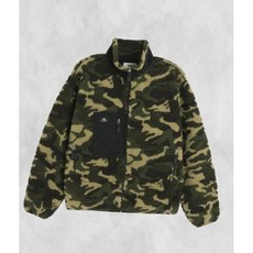 오와이 BLOCK POCKET FLEECE JACKET - CAMO 253802