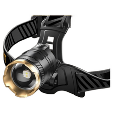 TRADER 超能光焰炮 SF1351 感應頭燈 變焦頭燈 露營燈 夜釣頭燈 白黃光, 1個, 【二電】崔德 超能光焰炮 SF-1351