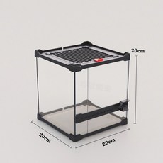 도마 키우기 70CM 투명 식물 사육장 리움 이끼 대형, 20 x 20x22.5cm 앞, 1개, 기본 색상