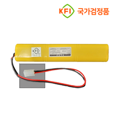 585번 DNC 디앤씨 / 유도등배터리 7.2V 600mAh 2+2+2 보수용 /수신기 시각전원반 기타 소방배터리 교체용, 1개, 1개입