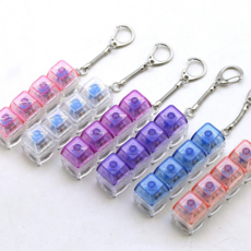 릴리브리즈 LED 딸깍이 키보드 피젯토이, 4*1(LED탑재), 1개