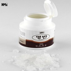 명반 150 2개 염색재료 뱀퇴치방법 등산뱀, 종이케이스 (200g)