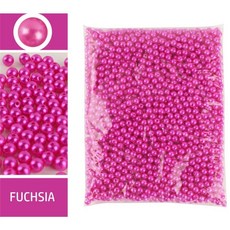 공예용 진주 비즈 플라스틱 광택 세트 3-12mm, 3mm 1000pcs, rose 레드 18