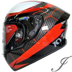 KYT TT-COURS TTC 蜘蛛人 邁爾斯 漫威聯名 金屬排齒扣 安全帽, 1個, XL(59-60cm)