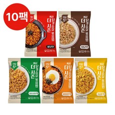 흑닭 더 시즌 닭가슴살 저당 볶음밥 200g 5종 혼합 (카레 찜닭 샤브샤브 비빔밥 불닭), 10개