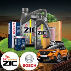 푸조 2008 1.6 (9H06) 디젤 엔진오일세트 지크 X7 5W30, 1개