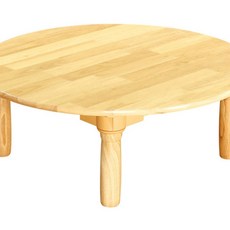 원형 식탁 원목다리 높이 240mm 아기책상
