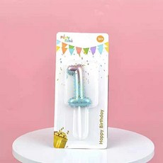 氣球造型數字蠟燭 生日蠟燭 慶生蠟燭 告白蠟燭 情人節 母親節 彩色蠟燭 多色蠟燭 數字氣球, 1件, 漸變粉綠色氣球數字蠟燭-1, 無味, 20g