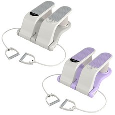 파워몬 뉴에어클라이머 스텝퍼 스테퍼 필라테스 계단오르기 홈트 운동기구 아이디어공간, 본체+파워맨드+지압발판, 그레이