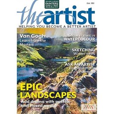 The Artist UK 2025년1월호 (유화 수체화 페인팅 Painters 조형예술) - 당일발송