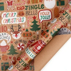 빨간색 무늬 지 눈길을 끄 크리스마스 선물 아트지 파티 결혼식을 위해 장식됨, 08 A9