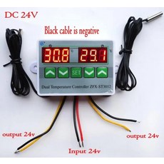 부화기 계란부화기 달걀부화기 병아리부화기 인큐베이터12V 24V 220V 마이크로 컴퓨터 디지털 듀얼 온도계, 03 DC24V