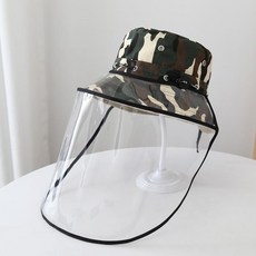 농약모자 제초 보호 안전모 살충제 살포용 가드 방제 분리형 마스크 모자 캡, 13.검녹색위장, 1개