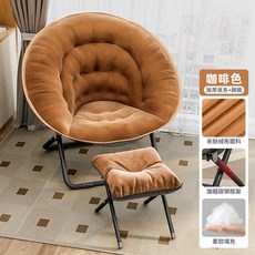 누울 수 있고 잘 있는 침실 1인용 소파 베란다 거실 레크리에이션 보금자리 접이식 리클라이너, 3 편안한 발 업그레이드 넓은 좌석 커피색 눕는 게 편