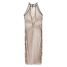 키키드몽파르나스 라이 홀터넥 타이 드레스