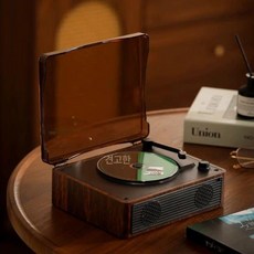 CD플레이어 턴테이블 휴대용 감성 시디플레이어, 브라운 우드 플래그십 특가+HIF, 기본 모델명/품번