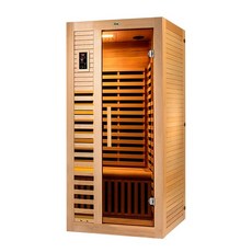 【海夫健康生活館】ITAI一太 加拿大鐵杉 遠紅外線健康屋 220v單人獨享座(FIR-6103B), 1個