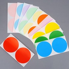 2P 컬러 원형 스티커 1장 10cm 대형스티커 원형스티커 컬러스티커 컬러원형스티커 무지스티커 메모스티커, 1개, 레드