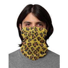 먼지 야외 축제 스포츠용 심리스 페이스 마스크 반다나 스플래터 레드 원 사이즈, 옐로우