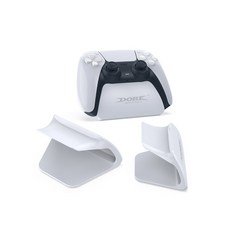 【GS 3C】PS5 搖桿 手把 控制器 專用底座 桌面 支架 展示架 收納支架 手把支架 手把座 PlayStation 5 配件, 白色, 1個, 手把底座