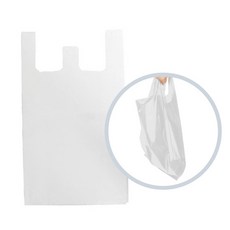 순수국산 / 마트 비닐봉투 / / 유백색 / 손잡이형 / 3~15리터, 200개, 15L