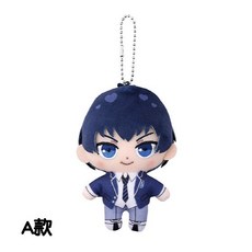 BANDAI 藍色監獄 絨毛公仔吊飾 P3 傑世一 娃娃 吊飾 全6款, 1個, A款/傑世一