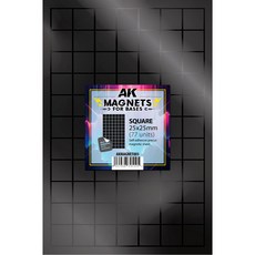 AKMAGNET003 正方 25x25mm 底座磁鐵 模型磁鐵, 1個